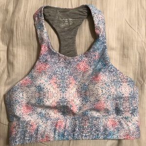 Multicolored sports bra